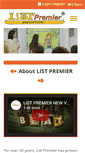 Mobile Screenshot of listpremier.com