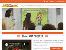 Tablet Screenshot of listpremier.com